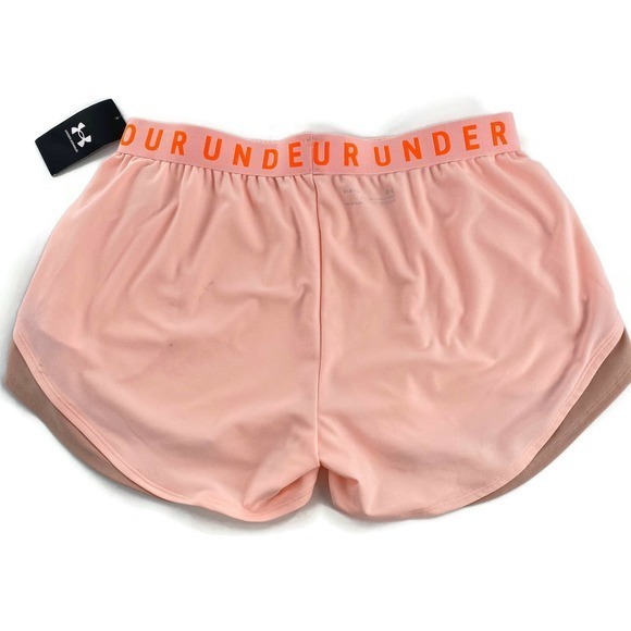 LAST 1- Under Armour Play up 3.0 Shorts - PINK - Picture 5 of 5
